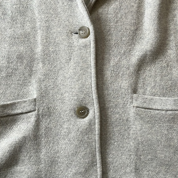 ❌SOLD❌J.Crew size XS merino wool Women's Gray Blazer Jacket - Picture 4 of 10